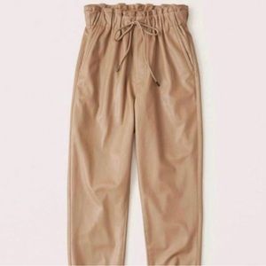 Abercrombie faux leather pants